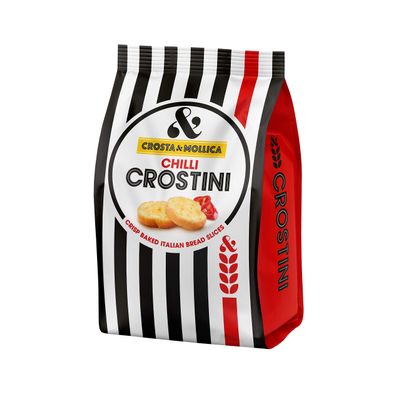 Crosta & Mollica Crostini with Chilli 150g (Pack of 6)