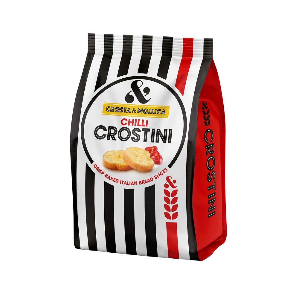 Crosta & Mollica Crostini with Chilli 150g (Pack of 6)
