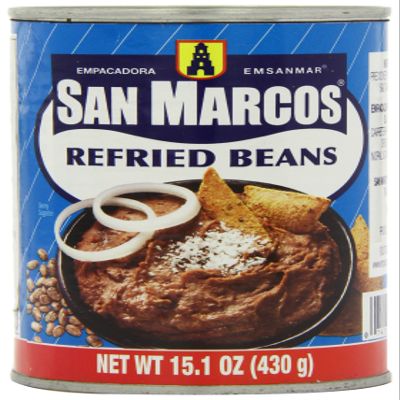 San Marcos Refried Beans 430 g (Pack of 4)