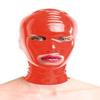Anita Berg Latex Zip Mask with Oval Frame in Black Size L view 3