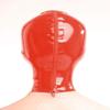 Anita Berg Latex Zip Mask with Oval Frame in Black Size L view 4