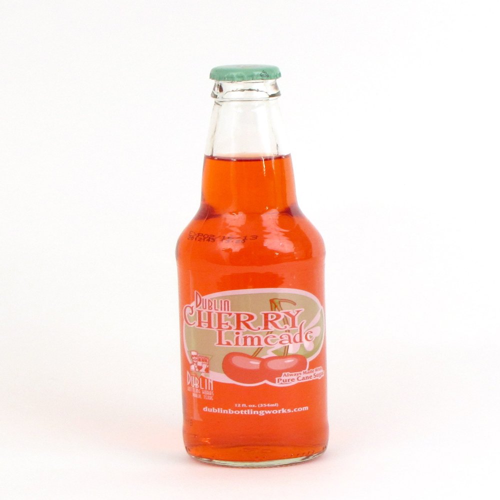 Retro Soda Sweetened with Pure Cane Sugar 12oz Glass Bottles (Pack of 6) (Dublin Cherry Limeade)