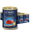 CIRIO Supercirio, Double Concentrated Tomato Pure, Tomato Paste, Italian, Tinned, Canned, 140g (Pack of 12) view 1