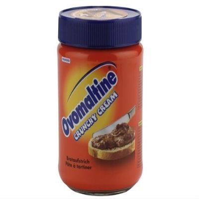 OVOMALTINE, Crunchy Cream, 4 Glasses with Each 400 Grams, Switzerland
