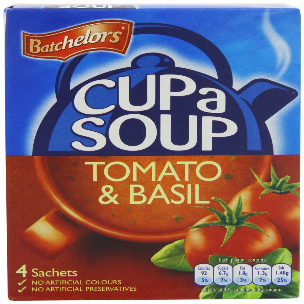 Batchelors Rich Tomato and Basil Cup a Soup (Pack of 9)