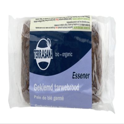 Terrasana Gekiemd brood naturel / tarwe 400 gram