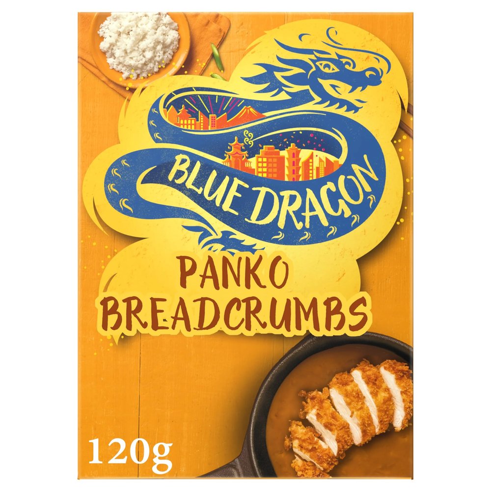 Blue Dragon Panko Breadcrumbs Mix 120g | Light & Flaky Japanese Style Breadcrumbs With Airy & Crunch Texture