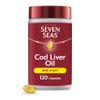 Seven Seas Cod Liver Oil One-A-Day Omega-3 Fish Oil and Vitamin D, 120 Capsules, 4 Months Supply view 1