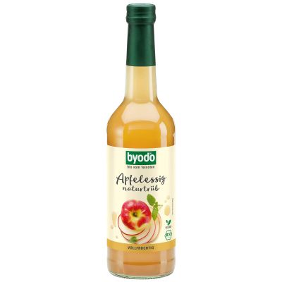 Byodo Natural Organic Apple Vinegar, 5% Acid, 0.5 L (1 x 500 ml)