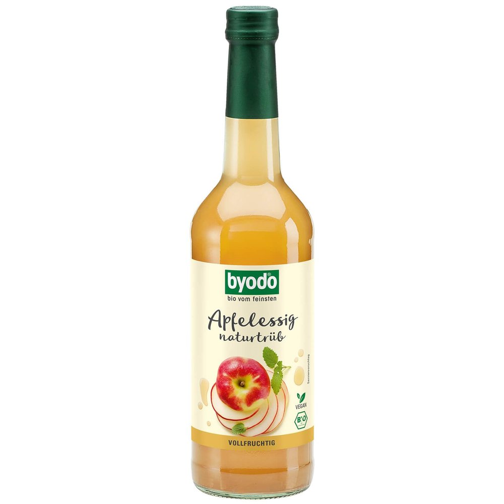 Byodo Natural Organic Apple Vinegar, 5% Acid, 0.5 L (1 x 500 ml)