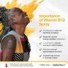 BetterYou Vitamin B12 Oral Spray, High Strength Methylcobalamin Supplement, 1200mcg per dose to Boost Energy, Natural Apricot Flavour, 48-Day Supply view 2