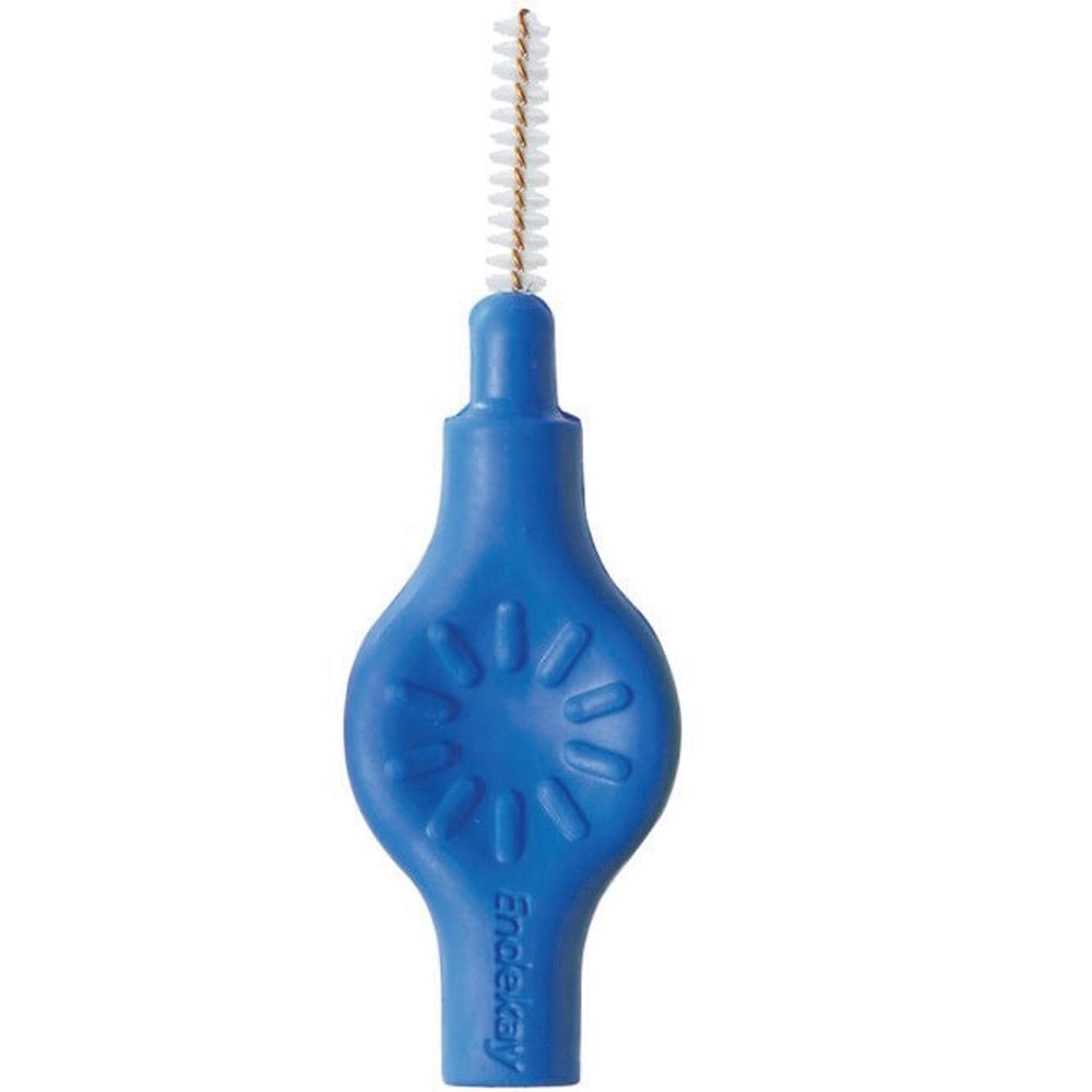 THREE PACKS of Endekay Flossbrush Blue 0.6mm