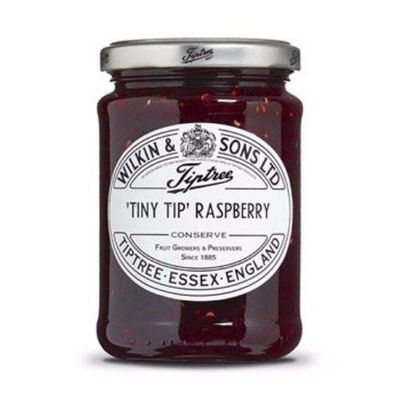 THREE PACKS of Tiptree Tiny Tip Raspberry Conserve 340g