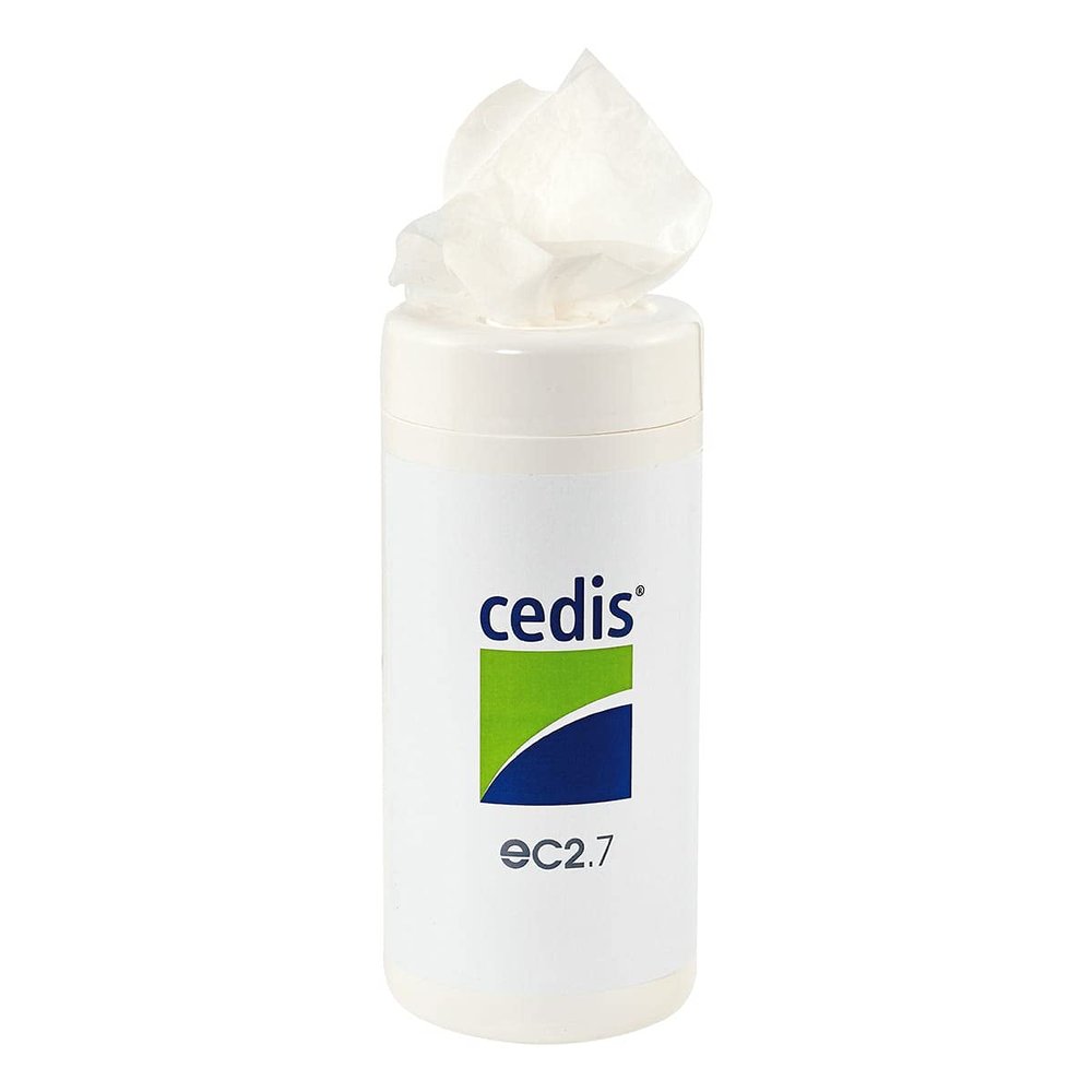90 Cedis cleansing wipe/in large dispenser, for earmolds and hearing aids