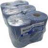 12 x Centre Feed Rolls Blue Tissue Paper Roll (2 Ply) view 1