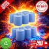 12 x Centre Feed Rolls Blue Tissue Paper Roll (2 Ply) view 2