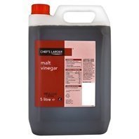 Chefs Larder Malt Vinegar 5% Acidity 5L, Bulk Catering Vinegar, Ambient Storage