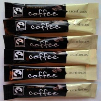 100 Lichfields Individual Rich Roast Coffee Stick Sachets