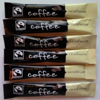 100 Lichfields Individual Rich Roast Coffee Stick Sachets