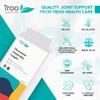 Troo Health Care Glucosamine Chondrotin Complex with Vitamin C - 180 Tablets - Supports Collagen Formation to Help Maintain Healthy Bones, Cartilage & Joints - UK Made Supplement to GMP Standards view 2