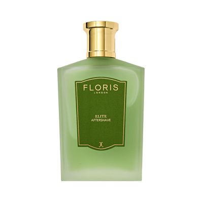 Floris London Elite Aftershave (100 ml) | Fresh & Woody Masculine Scent | Enhanced with Fir Balsam, Cedarwood, Bay & Patchouli | Contains Witch Hazel to Moisturise Skin | Signature Aroma for Men