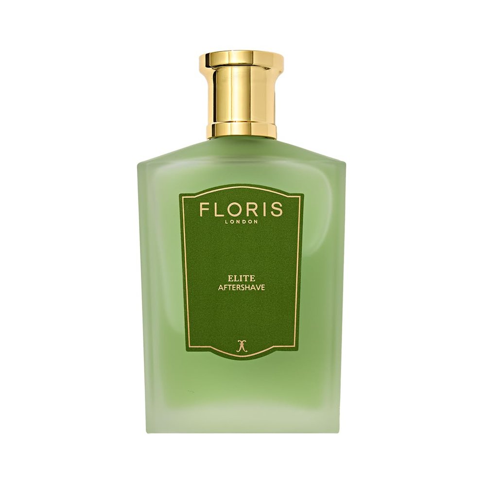 Floris London Elite Aftershave (100 ml) | Fresh & Woody Masculine Scent | Enhanced with Fir Balsam, Cedarwood, Bay & Patchouli | Contains Witch Hazel to Moisturise Skin | Signature Aroma for Men