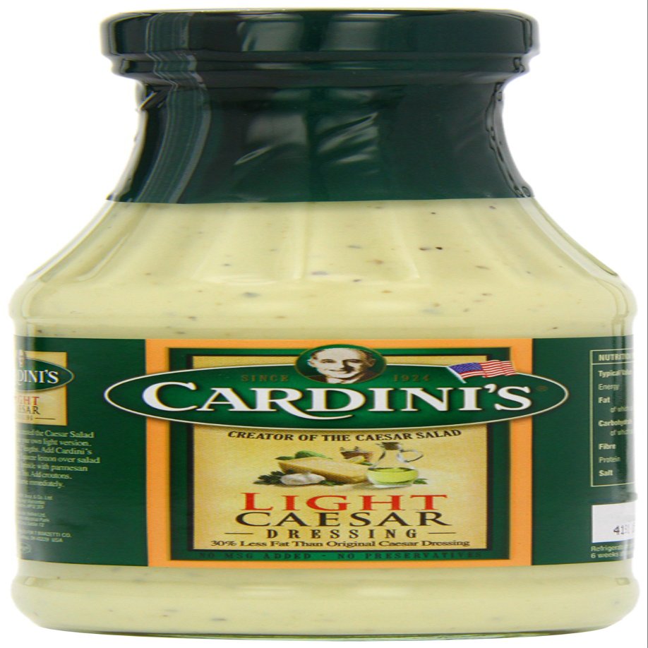 Cardini Light Caesar Dressing 250 ml Pack of 6