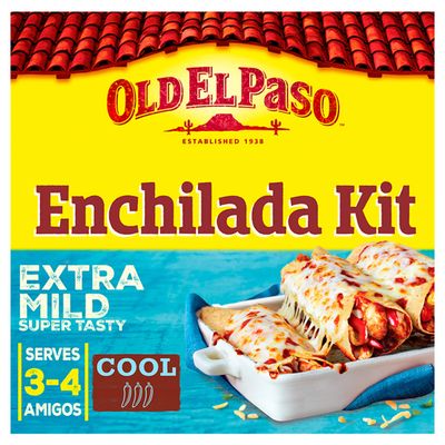 Old El Paso Extra Mild Super Tasty Enchilada Kit 585g (Pack of 6)