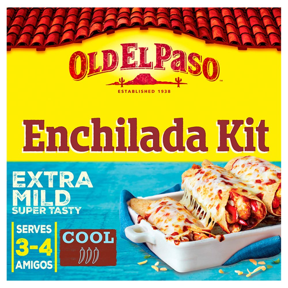 Old El Paso Extra Mild Super Tasty Enchilada Kit 585g (Pack of 6)