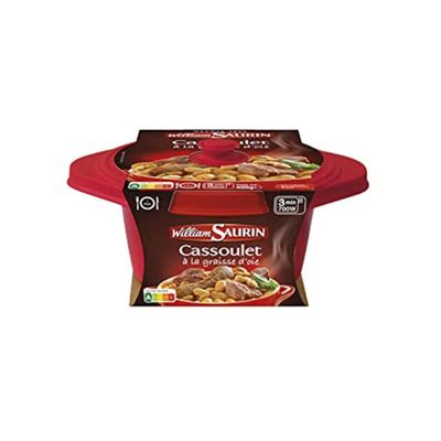 French cassoulet of pork fat goose William Saurin-cassoulet au porc a la graisse d oie - 400 gr - 1 serve