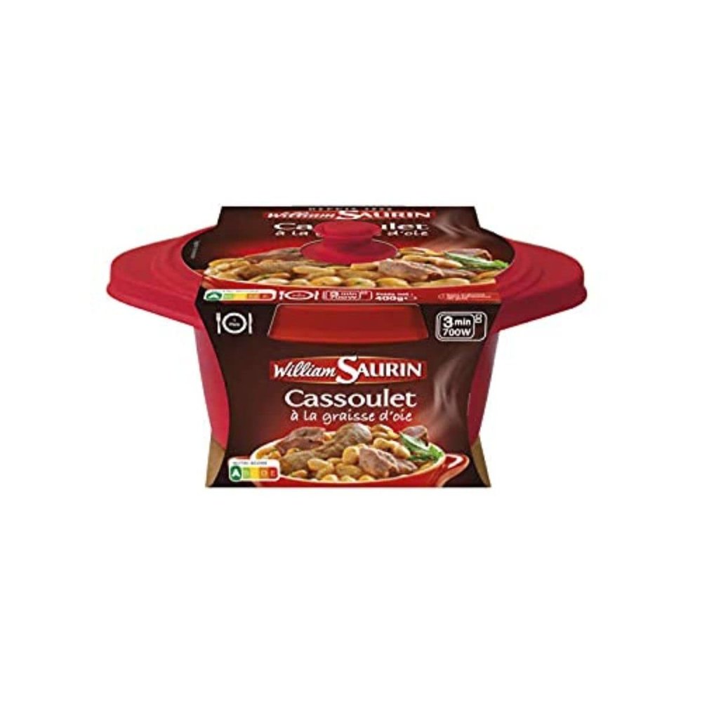 French cassoulet of pork fat goose William Saurin-cassoulet au porc a la graisse d oie - 400 gr - 1 serve
