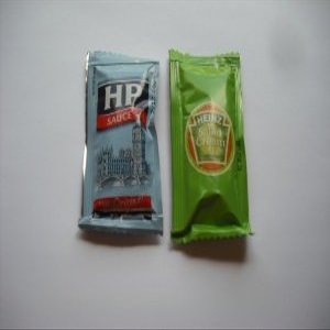 12 Individual HP Brown Sauce Sachets & 12 Heinz Salad Cream Individual Sachets
