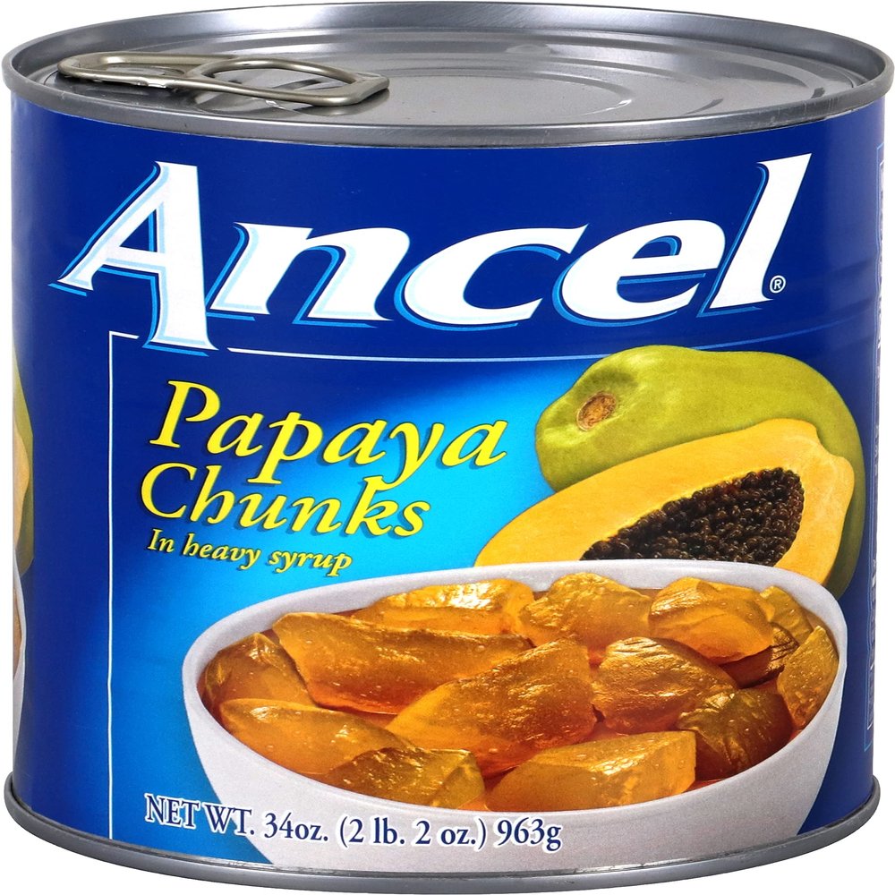 Ancel Trozos de Papaya - Paquete de 12 unidades