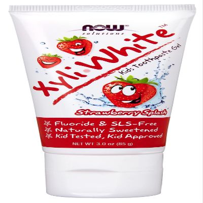 NOW Foods - XyliWhite Kids Toothpaste Gel Strawberry Splash - 3 oz.