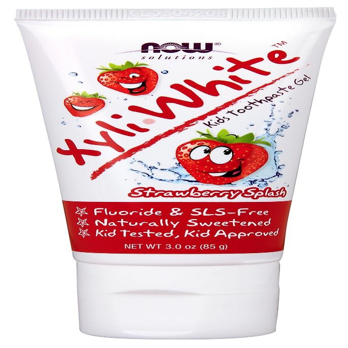 NOW Foods - XyliWhite Kids Toothpaste Gel Strawberry Splash - 3 oz.
