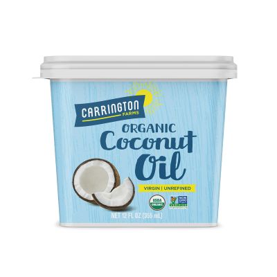 Carrington Farms, Coconut Oil, Pure, Unrefined, Cold Pressed, 12 oz (340 g)