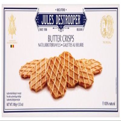 Jules Destrooper Butter Crisp Biscuits 100 g (Pack of 6)