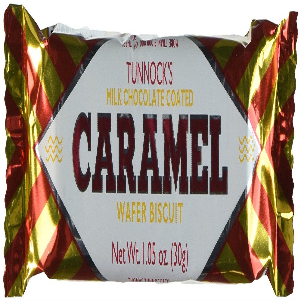 Tunnock's Caramel Wafer Biscuits 30g (Box of 48)