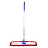 Abbey Flat Mop for Floor Cleaning - Heavy Duty Commercial Sweeper Mop Kit with Handle and Frame - Floor Dusters for Wooden Floors and Hard Floors (Red, 80cm) view 1