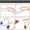 HealthAndYoga(TM) Rubber Colon Tube - Open End 34 FR view 4