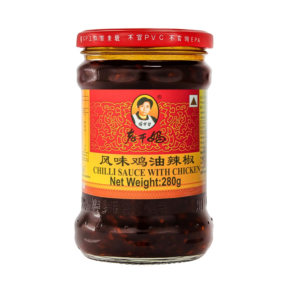 Laoganma Lao Gan Ma Chicken Flavour Chilli Oil with Tofu 280g (1 Jar)