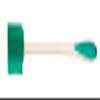 Ability Superstore Long Handled Toe and Foot Cleaner Sponge 24.5-inch Length view 1