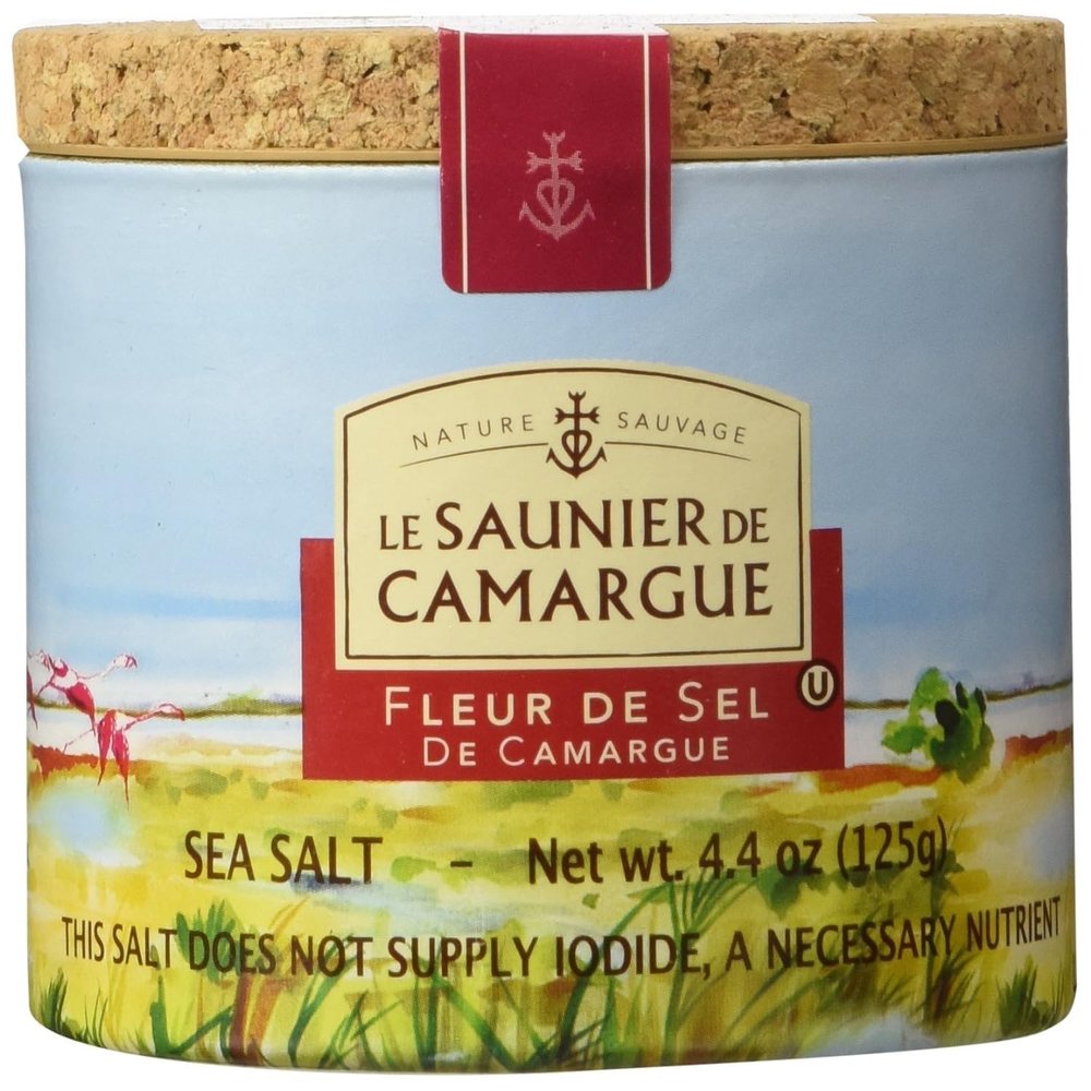 French fleur de sel Le Saunier De Camargue-fleur de sel- 4 x 125 gr