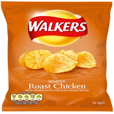 Walkers Crisps Roast Chicken x 48 1560g