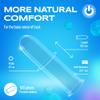 ON Clinic 100 Non-Lubricated Condoms, Dry - no Lubricant - no Reservoir tip, for Greater Variety view 3