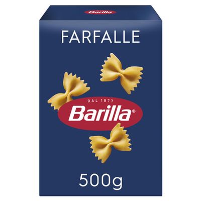 Barilla Hard Wheat Pasta Farfalle n. 65  Pack of 4 (4 x 500 g)