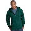 Hanes Adult Ultimate Cotton Full-Zip Hood (Deep Forest) (S) view 1