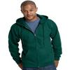 Hanes Adult Ultimate Cotton Full-Zip Hood (Deep Forest) (S) view 3