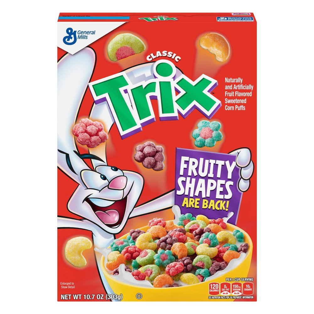 General Mills Trix Cereal 303g 10.70z (Pack of 2)