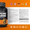 BioTechUSA Caffeine + Taurine | Each Capsule Contains 80 mg of Caffeine and 600 mg of Taurine | GMO-Free | Gluten-Free, 60 Capsules view 4